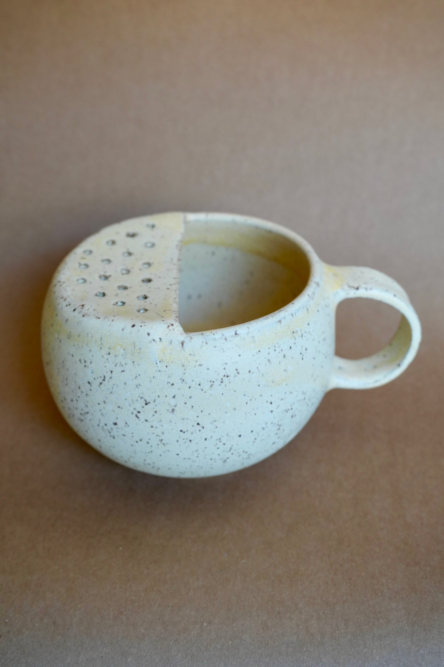 The Ojai Colander Cup (Creamy Matte)