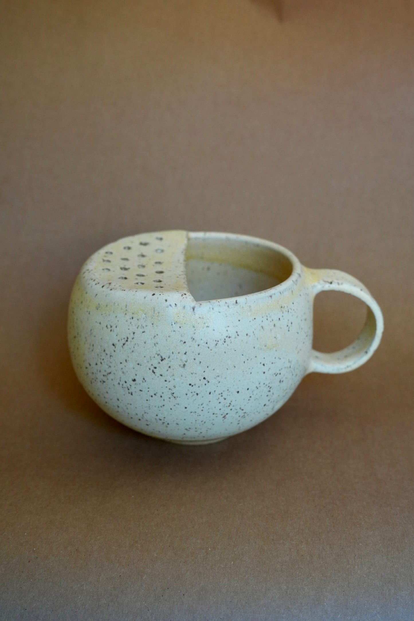 The Ojai Colander Cup (Creamy Matte)
