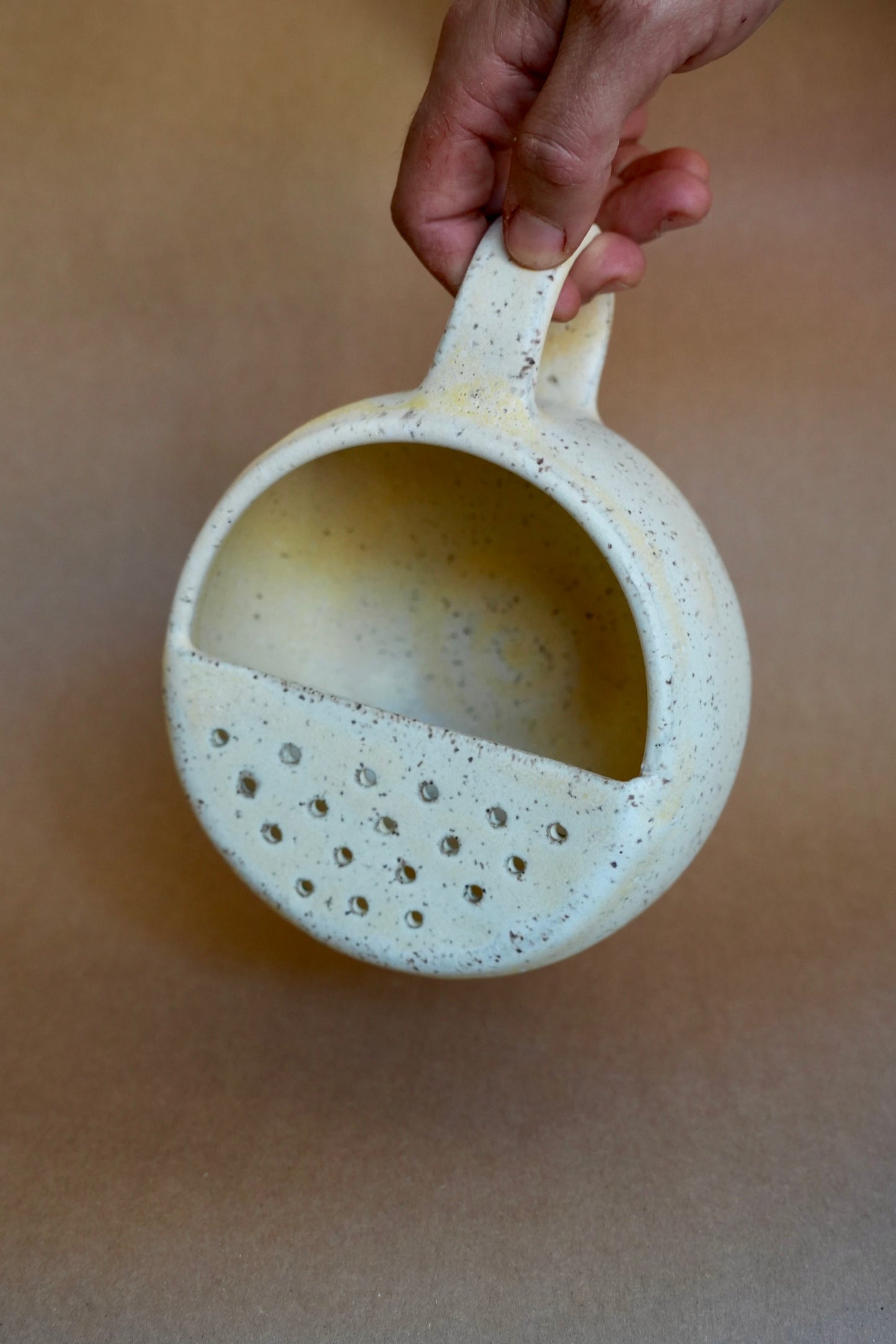 The Ojai Colander Cup (Creamy Matte)