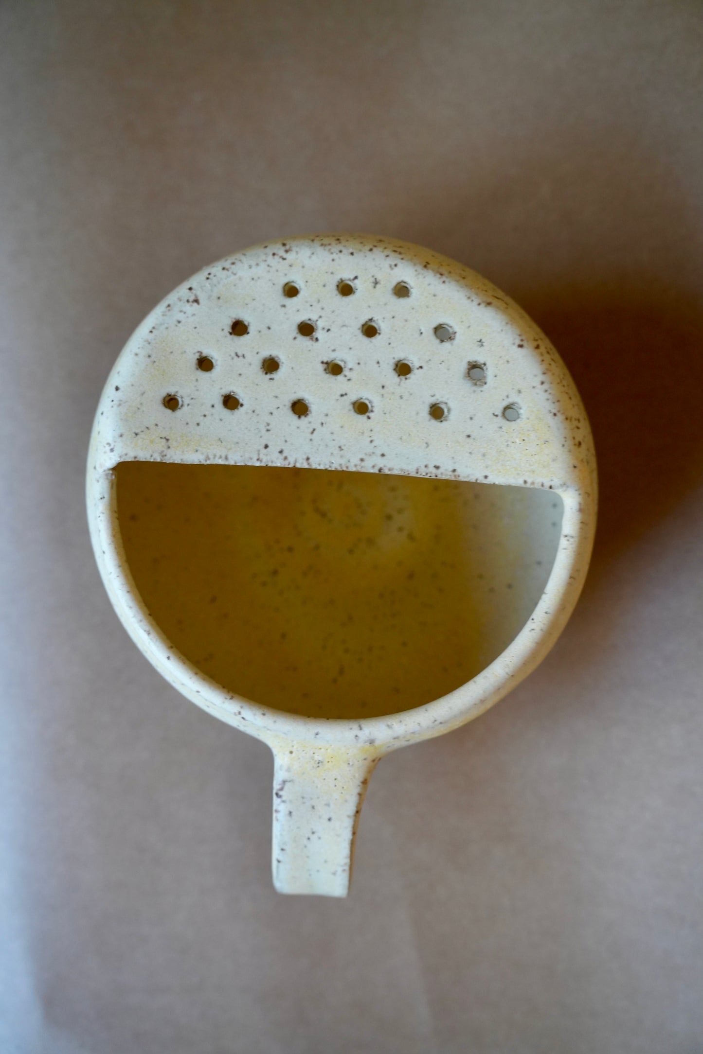 The Ojai Colander Cup (Creamy Matte)