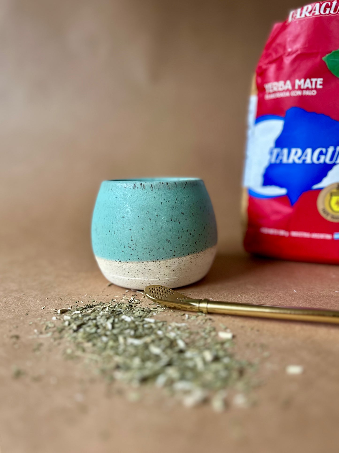 Tucumán Ceramic Yerba Maté Gourd