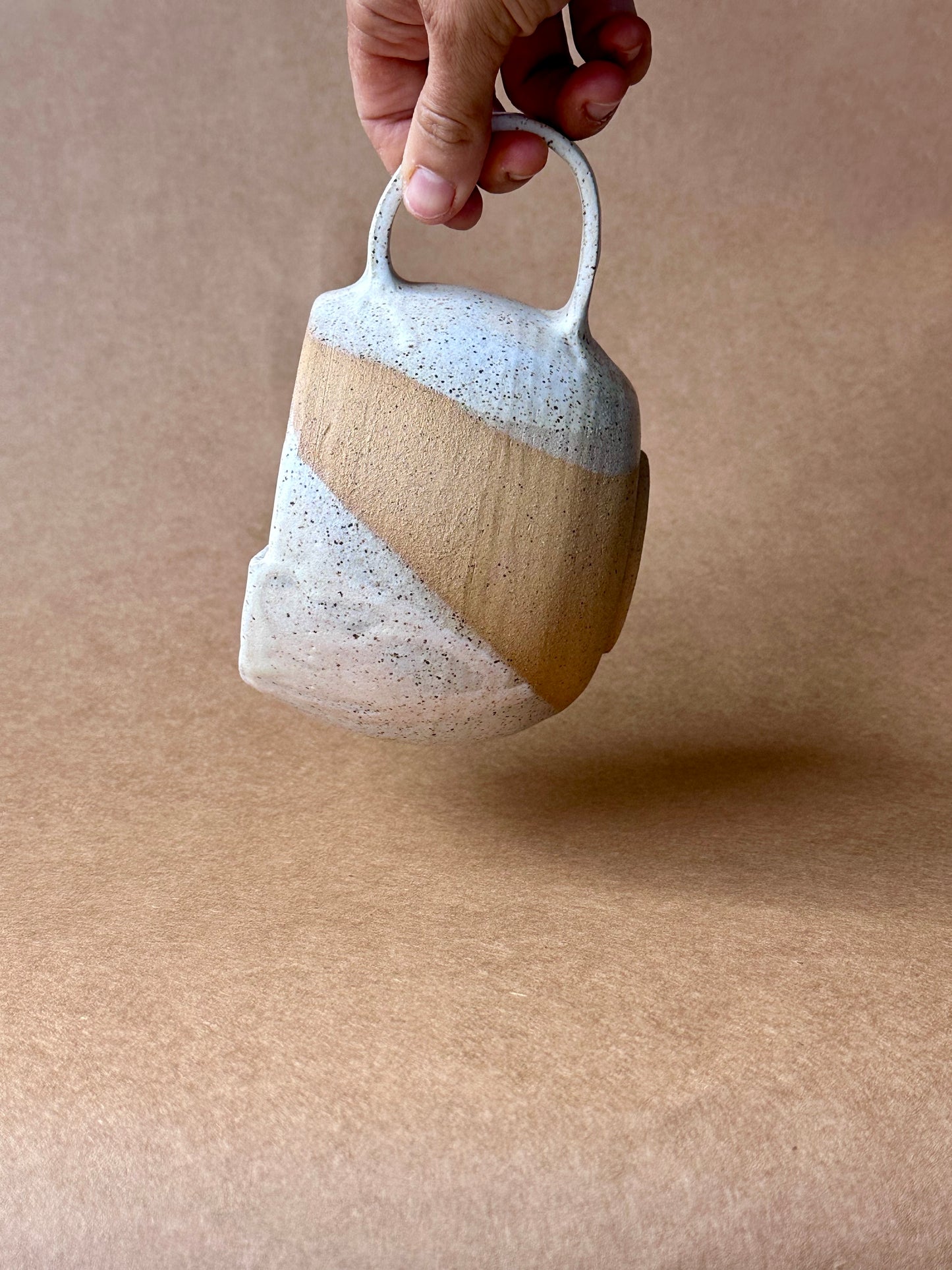 Ojai Colander Cup (Matte White 2 Dip)