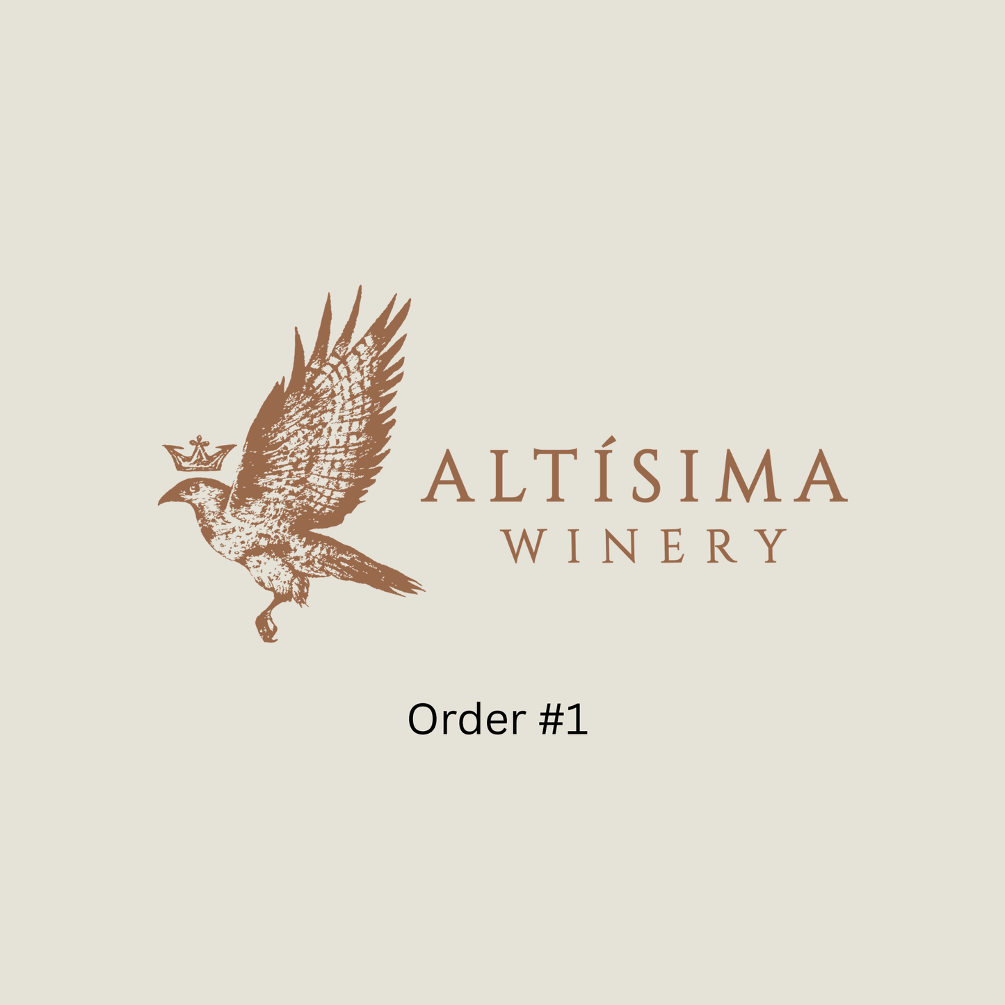 Altísima Winery Order #1
